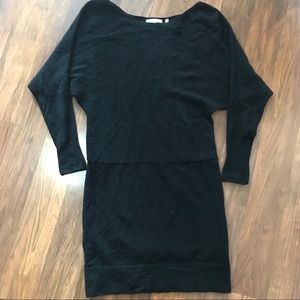 Vince 100% cashmere dolman-sleeve mini dress